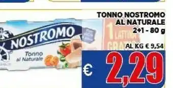 Vivo Supermercati Nostromo Tonno offerta