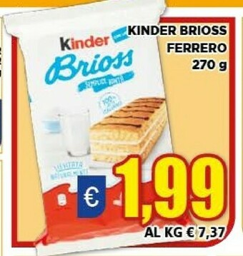 Vivo Supermercati Kinder Brioss offerta