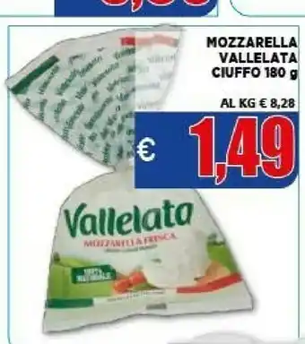Vivo Supermercati Vallelata Mozzarella offerta