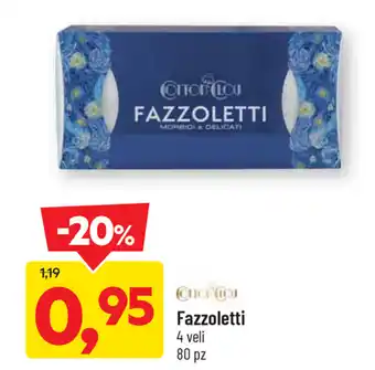 DPiù Fazzoletti 4 veli 80pz offerta