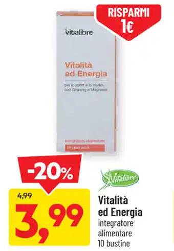 Vitalità ed Energia 10 bustine