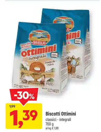 DPiù Biscotti Ottimini 700g offerta