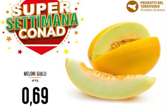 Conad Superstore Meloni Gialli offerta