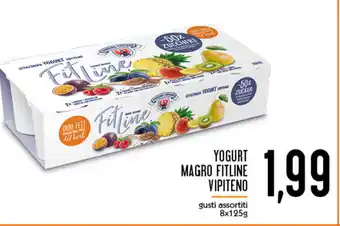 Conad Superstore Yogurt Magro Filtine Vipiteno 8x125g offerta