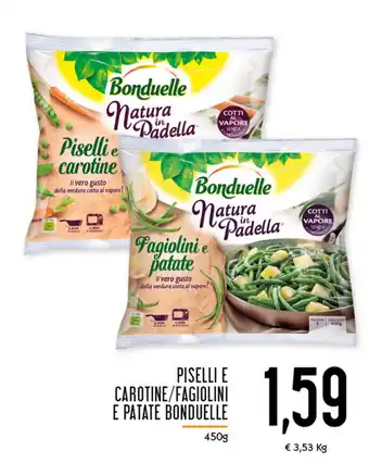 Conad Superstore Bonduelle Piselli Carotine/Fagiolini 450g offerta