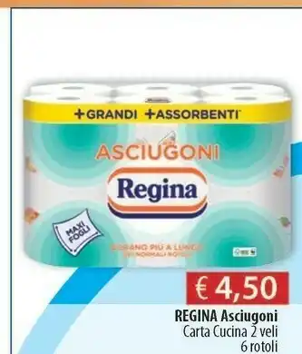 Acqua & Sapone Regina Asciugoni Carta Cucina offerta