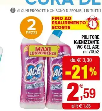 Iperal Ace Pulitore Igienizzante Wc Gel offerta
