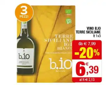 Iperal Terre Siciliane Vino Bio offerta