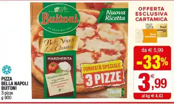 Iperal Buitoni Pizza Bella Napoli offerta