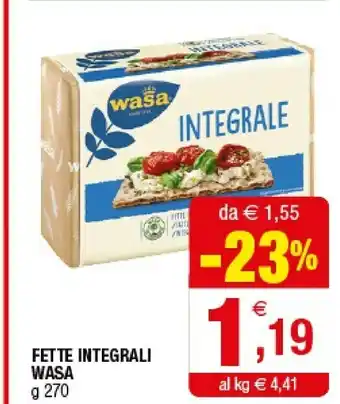 Iperal Wasa Fette Integrali offerta
