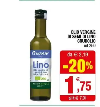 Iperal Crudolio Olio Vergine Di Semi Di Lino offerta