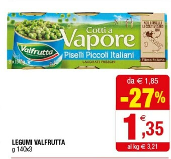 Iperal Valfrutta Legumi offerta