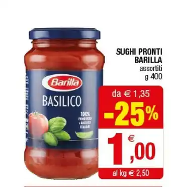 Iperal Barilla Basilico 400 G(ml) offerta