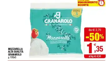 Iperal Granarolo Mozzarella Alta Qualità offerta