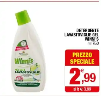 Iperal Winni's Detergente Lavastoviglie Gel offerta