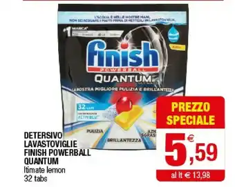 Iperal Finish Detersivo Lavastoviglie Powerball Quantum offerta