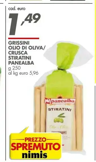 Italmark Panealba Grissini offerta