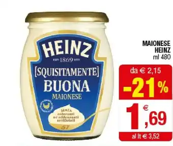 Iperal Heinz Maionese offerta
