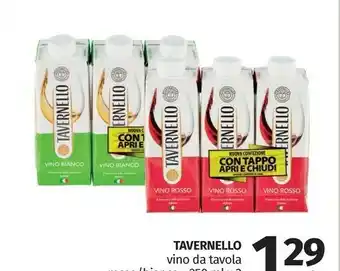 Pam Tavernello Vino offerta
