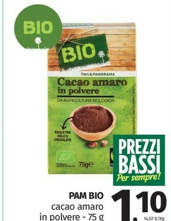 Pam Cacao offerta