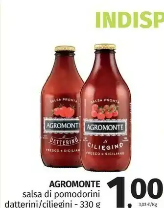 Pam Agromonte Passata di pomodoro offerta