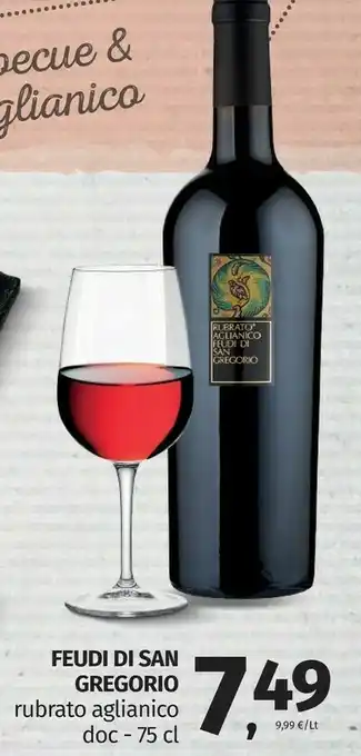 Pam Feudi di san gregorio Vino offerta