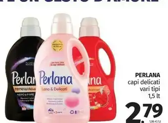 Pam Perlana Detersivo lavatrice offerta
