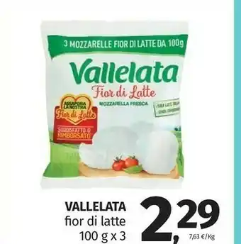 Pam Vallelata Mozzarella offerta