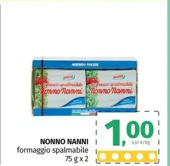 Pam Nonno Nanni Formaggio spalmabile offerta