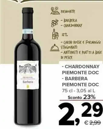 Todis Barbera Piemonte DOC 750 Ml offerta