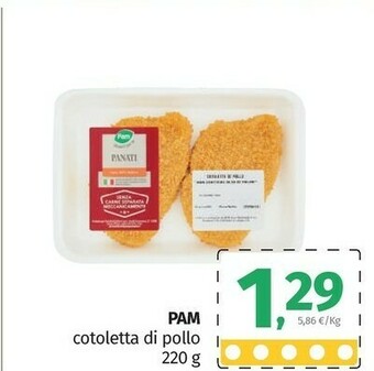 Pam Cotolette di pollo offerta