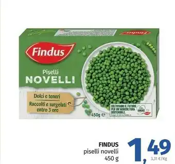 Pam Findus Piselli offerta