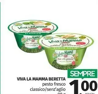 Pam Beretta Pesto offerta