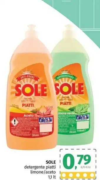 Pam Sole Detersivo piatti offerta