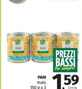 Pam Mais offerta