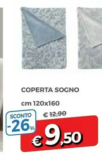 Famila Coperta Sogno Cm 120x160 offerta