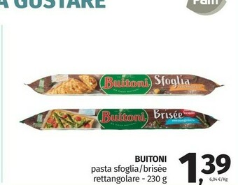 Pam Buitoni Pasta sfoglia offerta