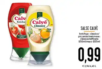 Conad Superstore Calvé Salse 250ml/225ml offerta