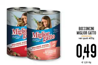 Conad Superstore Miglior Gatto Bocconcini 405g offerta