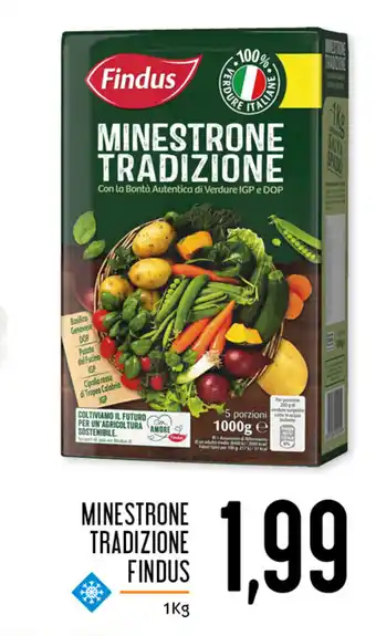 Conad Superstore Findus Minestrone Tradizione 1kg offerta