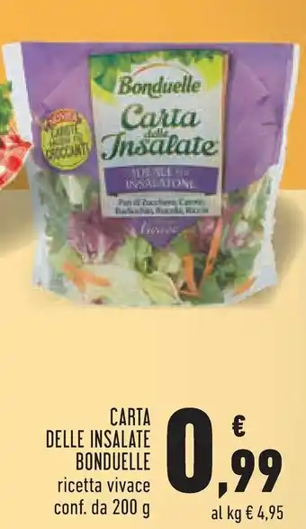 Conad Margherita Bonduelle Carta Delle Insalate 200g offerta