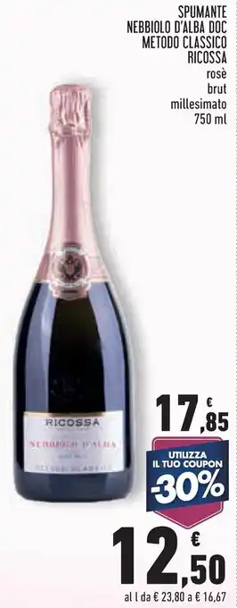 Ricossa Spumante Nebbiolo d'Alba DOC Metodo Classico 750ml