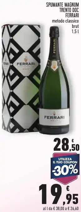 Conad Margherita Ferrari Spumante Magnum Trento DOC 1,5l offerta