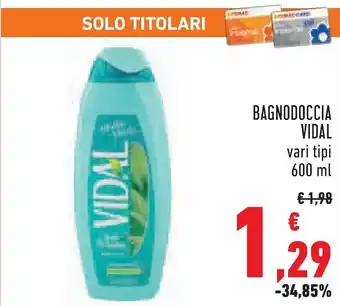 Conad Margherita Vidal Bagnodoccia 600ml offerta