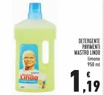 Conad Margherita Mastro Lindo Detergente Pavimenti 950ml offerta