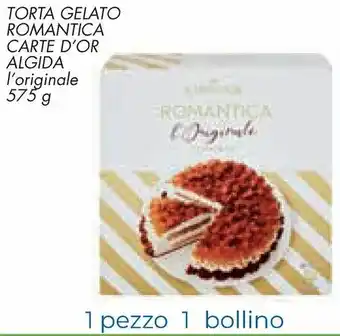 Conad Margherita Algida Carte d'Or Torta Romantica 575g offerta