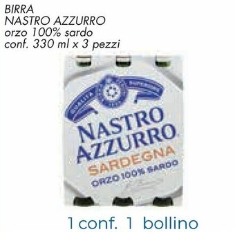 Nastro Azzurro Birra 330ml x 3 pezzi