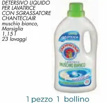 Conad Margherita Chanteclair Detersivo Liquido per Lavatrice con Sgrassatore 1,15l 23 lavaggi offerta