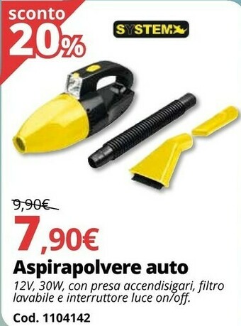 Aspirapolvere Auto