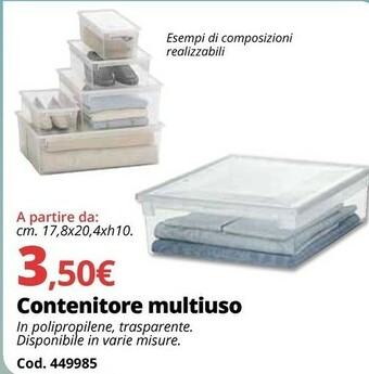 Brico Io Contenitore Multiuso offerta